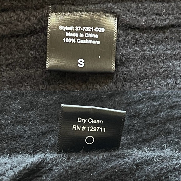 Jenni Kayne Cocoon Cardigan Oversized Cashmere Black Small GUC - Picture 5 of 11